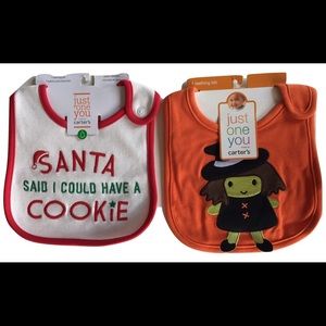 Carter’s Teething Bins Christmas and Halloween New